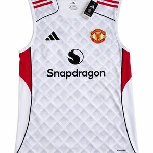 MANCHESTER UNITED 25/26 Authentic Adidas Vest Training Size XL